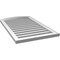 Ekena Millwork Arch Top Surface Mount PVC Gable Vent: Non-Functional, w/2"W x 1-1/2"P Brickmould Frame, 22"W x 34"H GVPAR22X3402SN - alternate 4